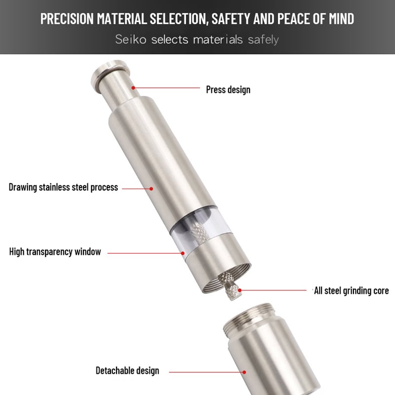 Stainless Steel Salt And Pepper Grinder
