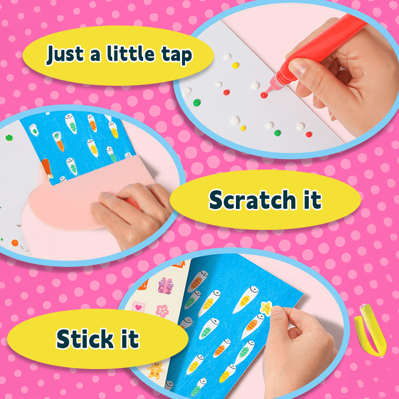 DIY Rainbow Scratch Art
