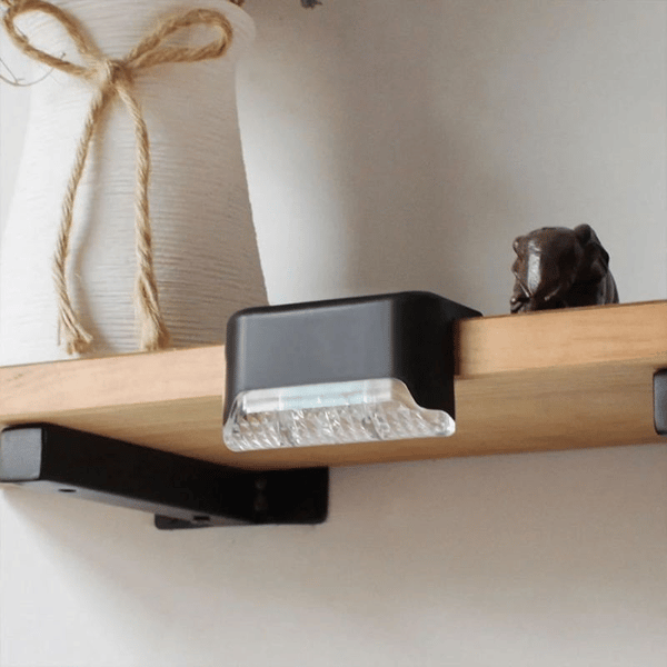 LED Solar Lamp Path Staircase Outdoor Waterproof Wall Light Pack of 4