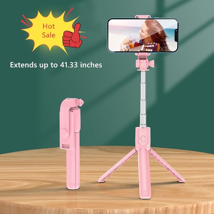 New Portable Wireless Bluetooth Selfie Stick