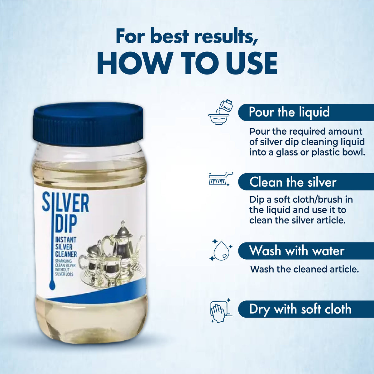 Silver Dip™ - Instant Jewellery & Silver Cleaner - Buy 1 Get 1 Free🔥