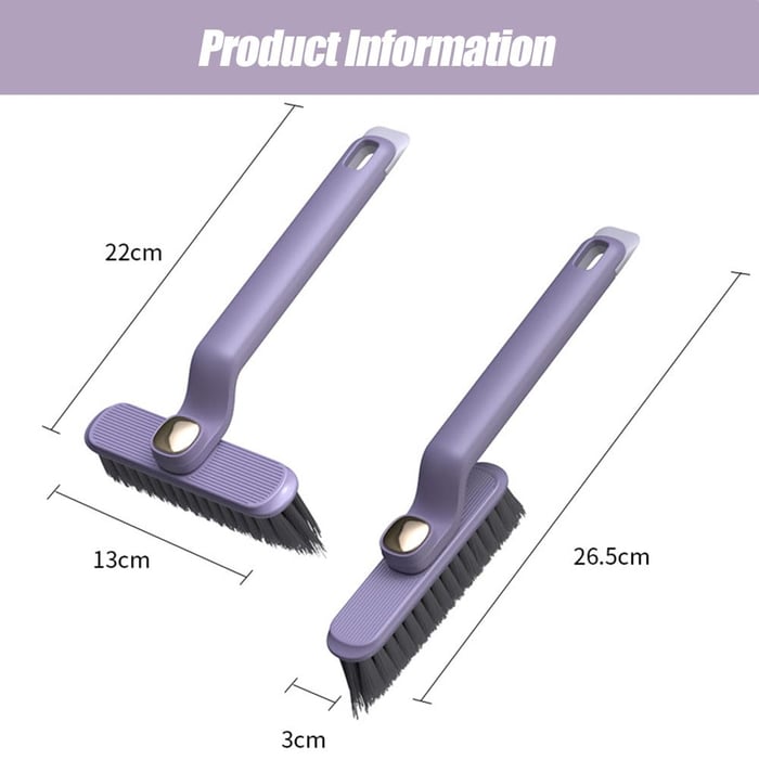 Multi-Function Rotating Crevice Cleaning Brush