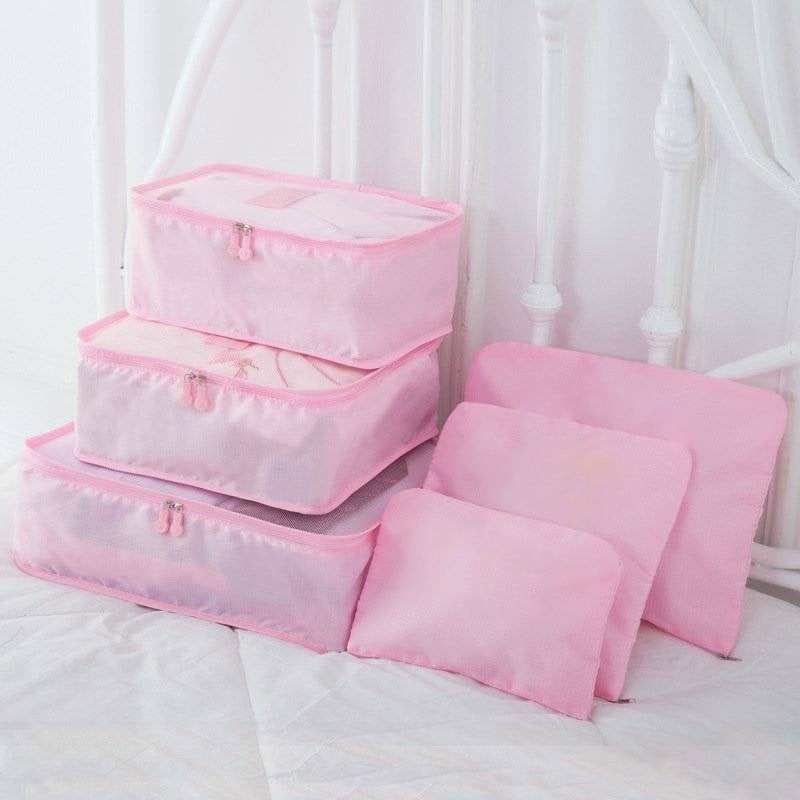 Portable Luggage Packing Cubes - 6 PCS