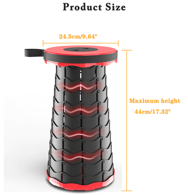 Portable folding stool