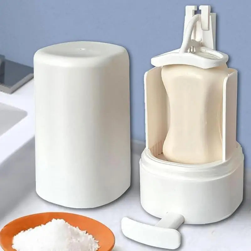 Wall-mounted Soap Grinder Dispenser for Hand Washing