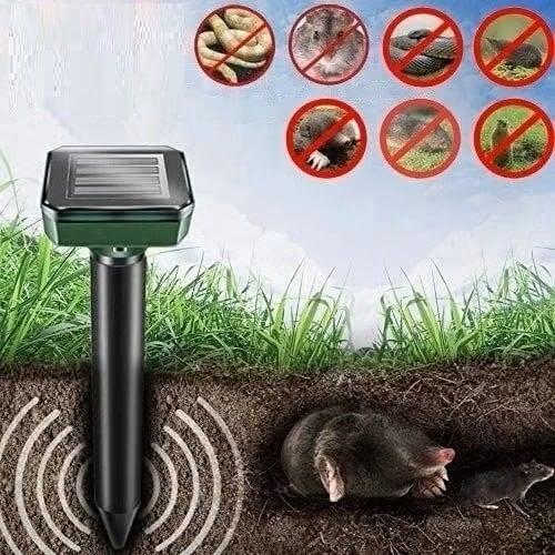 Solar Power Mouse Mole Snakes Pest Rodent Repeller