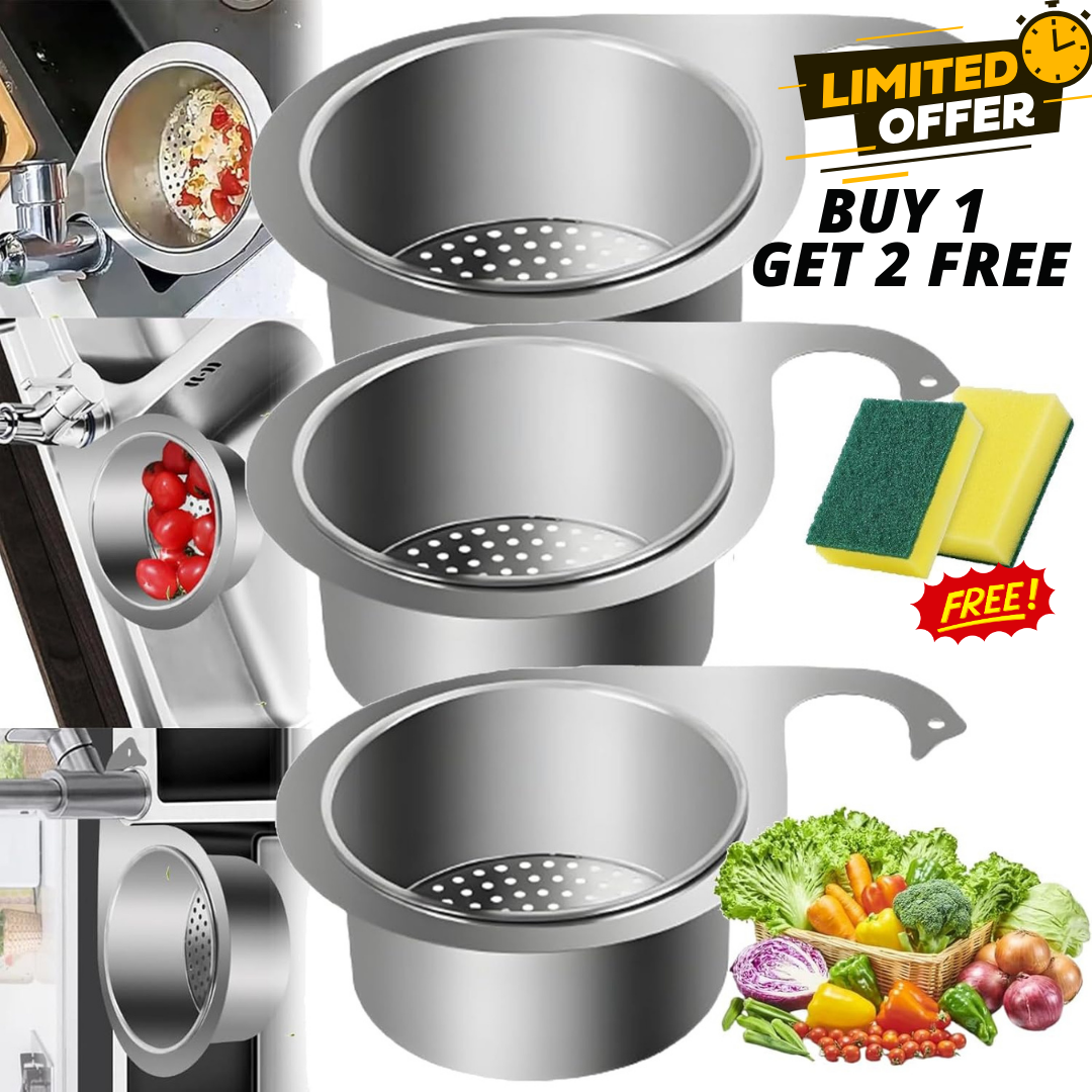 Multipurpose Kitchen Sink Swan Colander