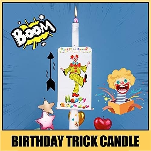 Novelty Surprise Fan Birthday Candle