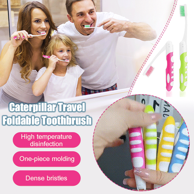 Folding Toothbrush - 3 Pcs Set
