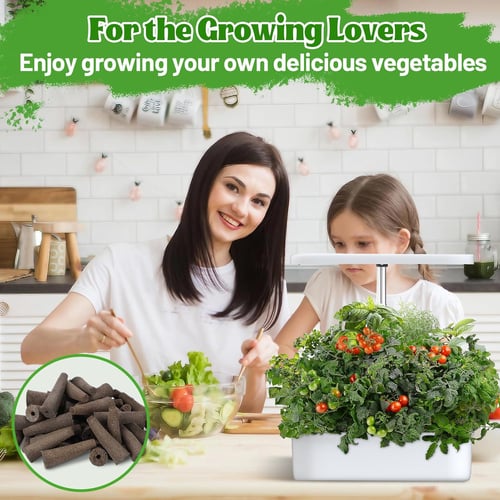 Seed Pods Replacement Root Growth Sponges Compatible with AeroGarden(50pcs Pack)