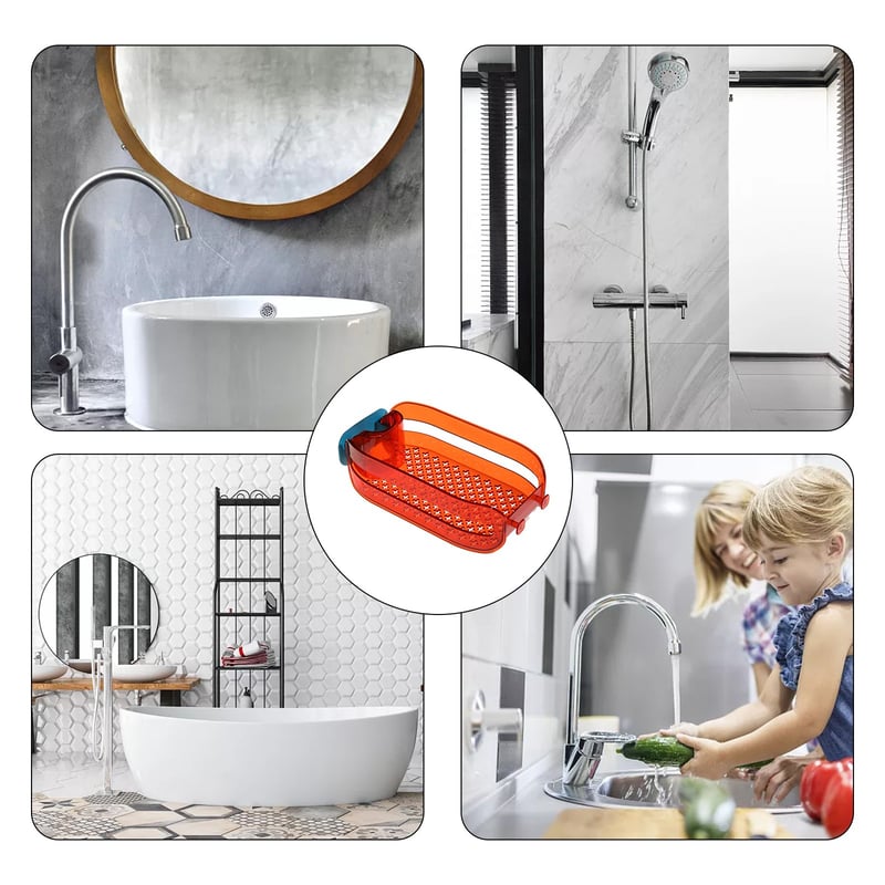 2 in 1 Home Sink Sponge Holder