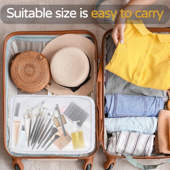 Zippered Transparent Cases