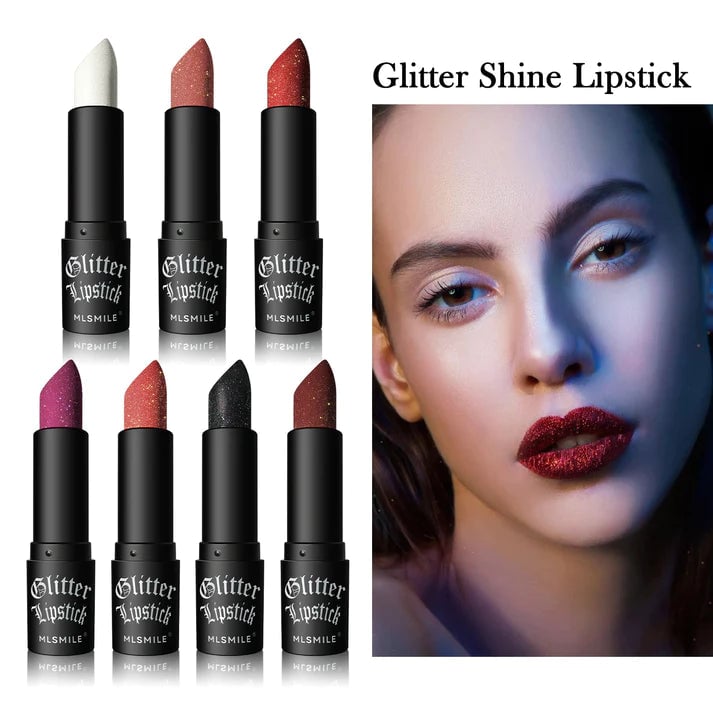 Matte Long Lasting Lipstick With Fine Glitter
