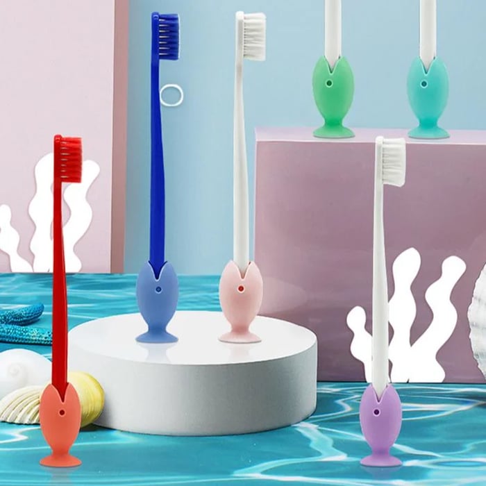 Tooth Brush Cover Cap Stand - Pack Of 4