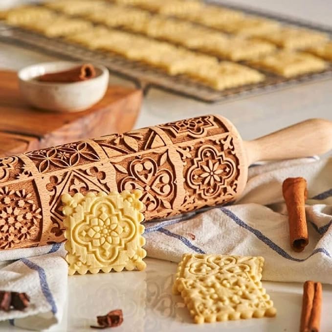 Christmas Wooden Rolling Pins