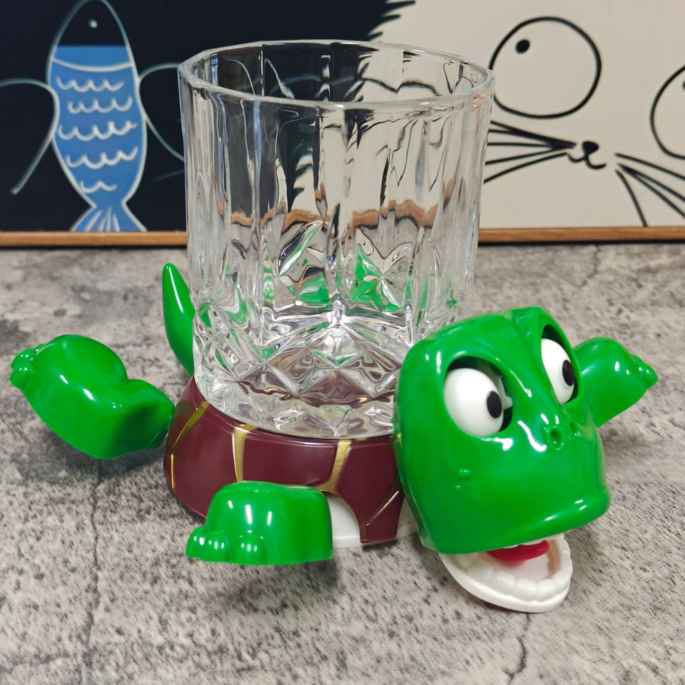 Funny Turtle Coaster Set for Hot Drinks with Non-Slip Base