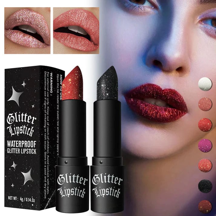 Matte Long Lasting Lipstick With Fine Glitter