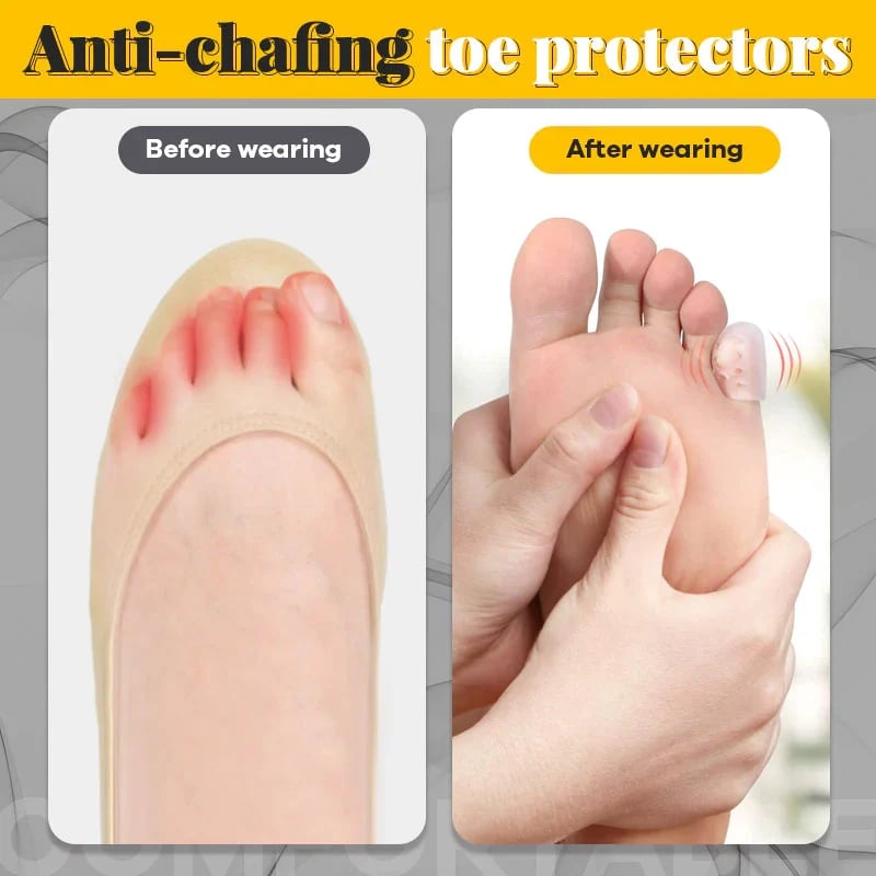Silicone anti-friction toe protector - Pack Of 2
