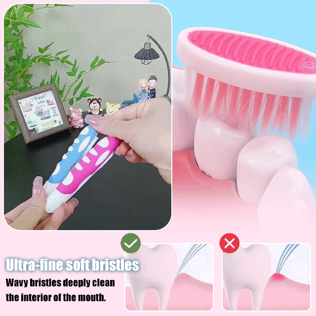 Folding Toothbrush - 3 Pcs Set