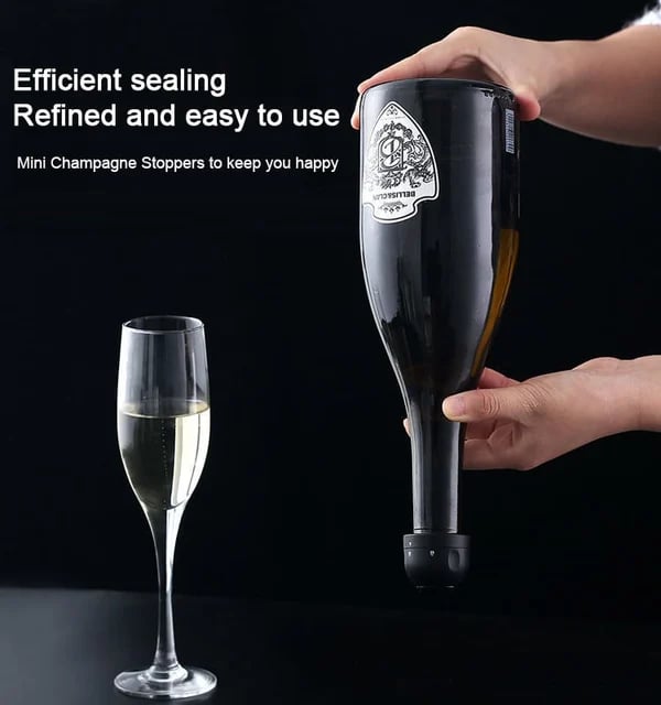 Silicone Sealed Wine, Beer, Champagne Stopper