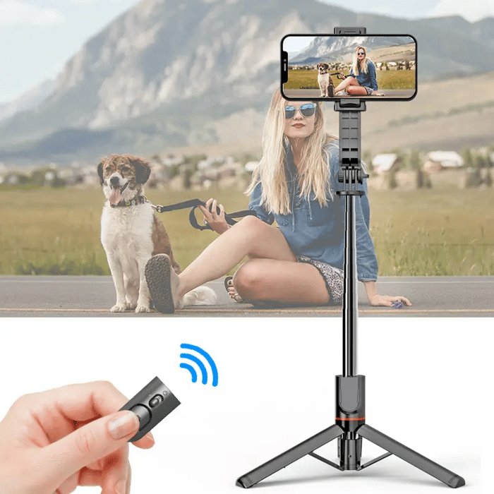 New Portable Wireless Bluetooth Selfie Stick