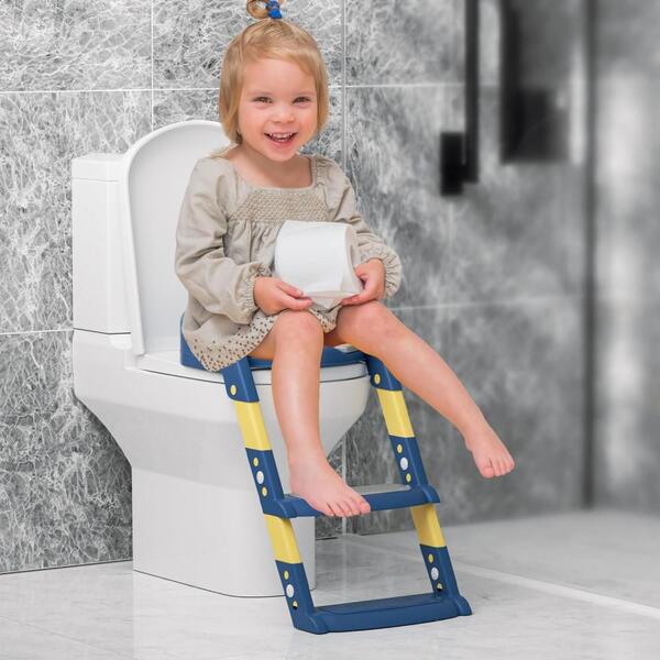Children's toilet seat with steps  KIDDISTEP
