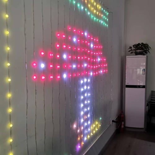 Color Waves LED Curtain Sync Lights