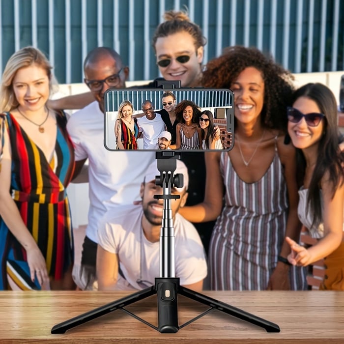 New Portable Wireless Bluetooth Selfie Stick