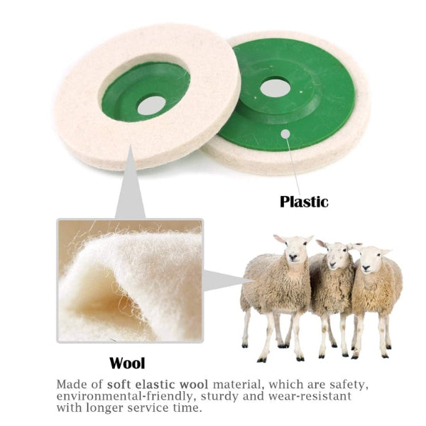 Polishing discs (3 units in set) | WOOLSHINE