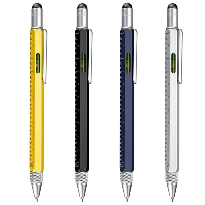 6-in-1 Multi-Functional Stylus Pen