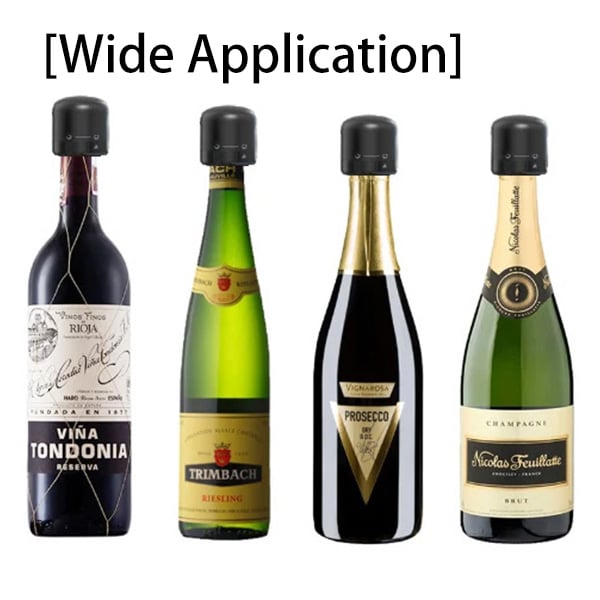 Silicone Sealed Wine, Beer, Champagne Stopper