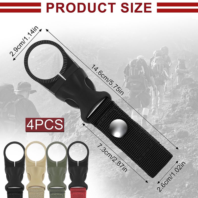 Nylon Water Bottle Buckle Holder Hook