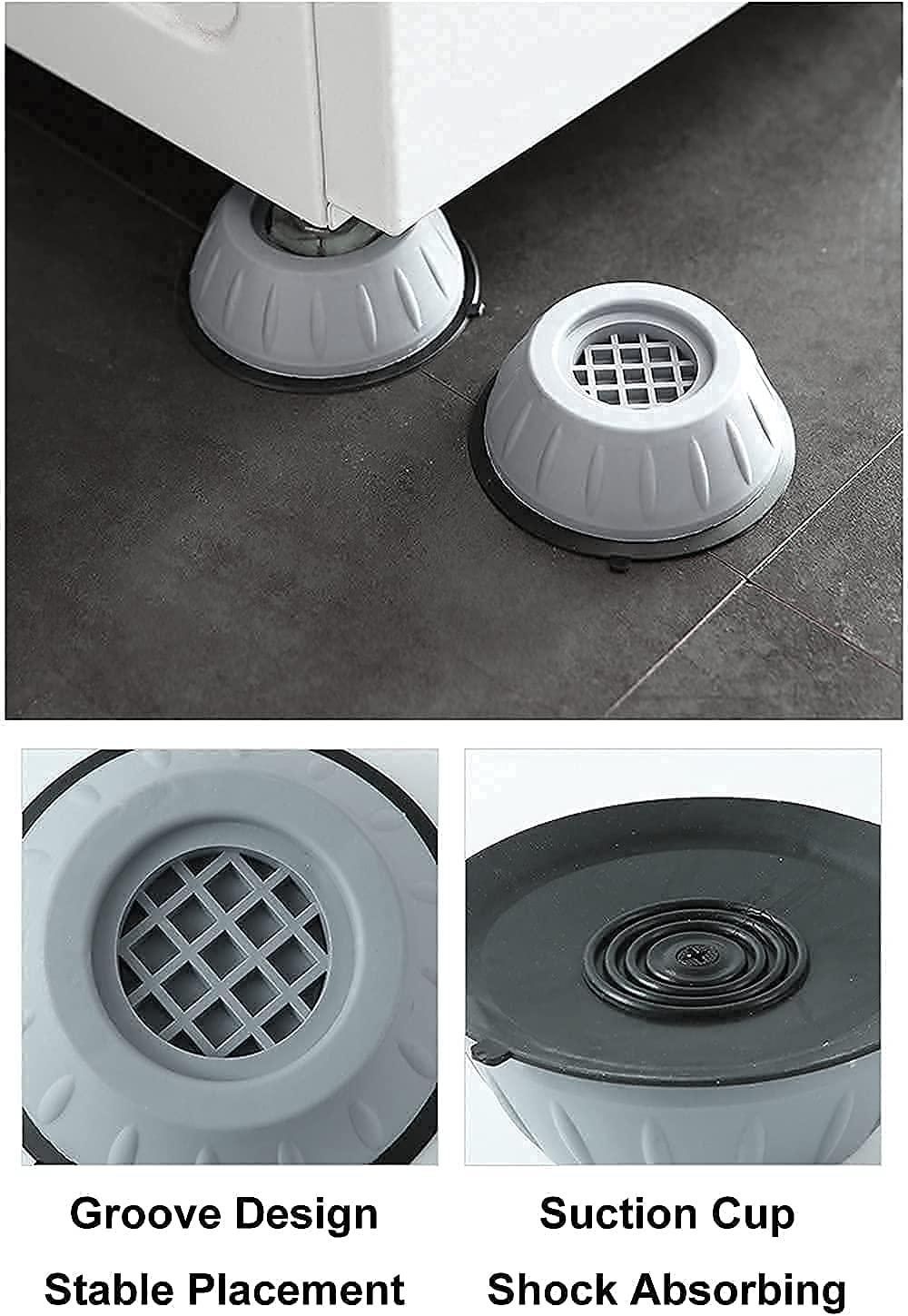 ANTI-VIBRATION PADS FOR WASHING MACHINE - 4 PCS