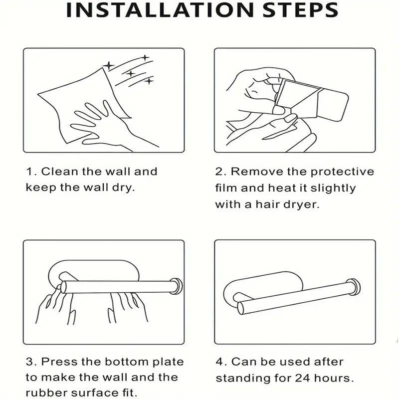 Wall-mounted Punch-free Paper Towel Holder