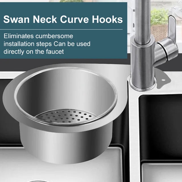 Multipurpose Kitchen Sink Swan Colander