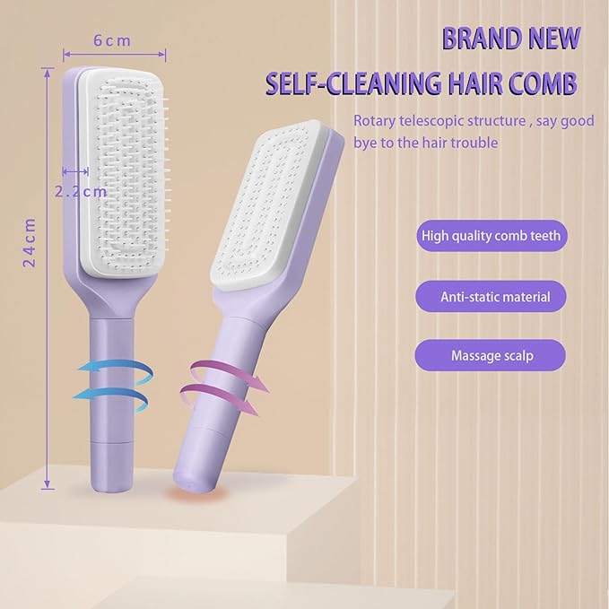 Retractable Anti-static Comb