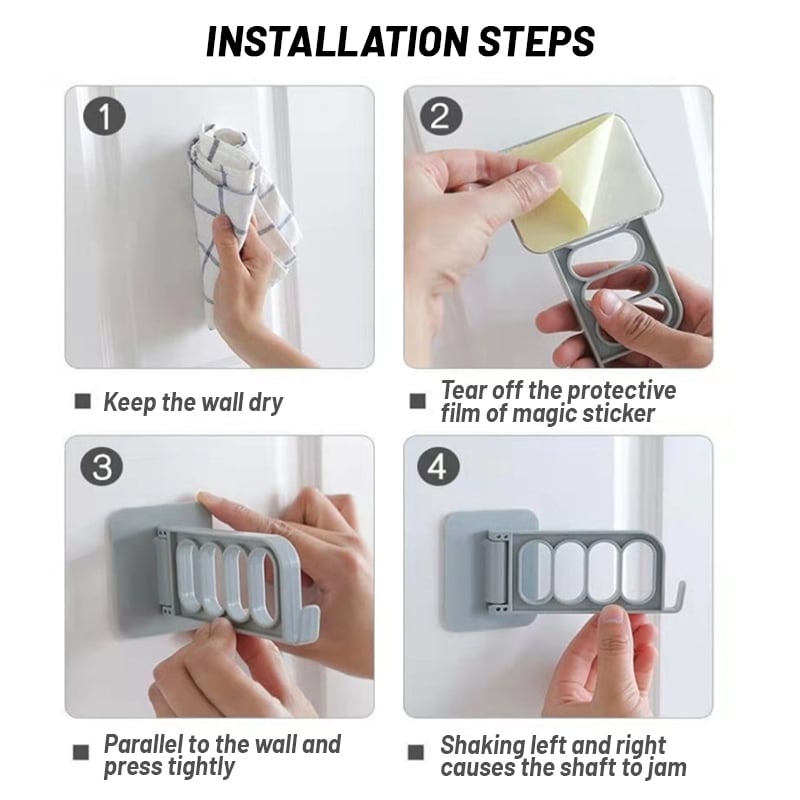 No Puching Foldable Hanger