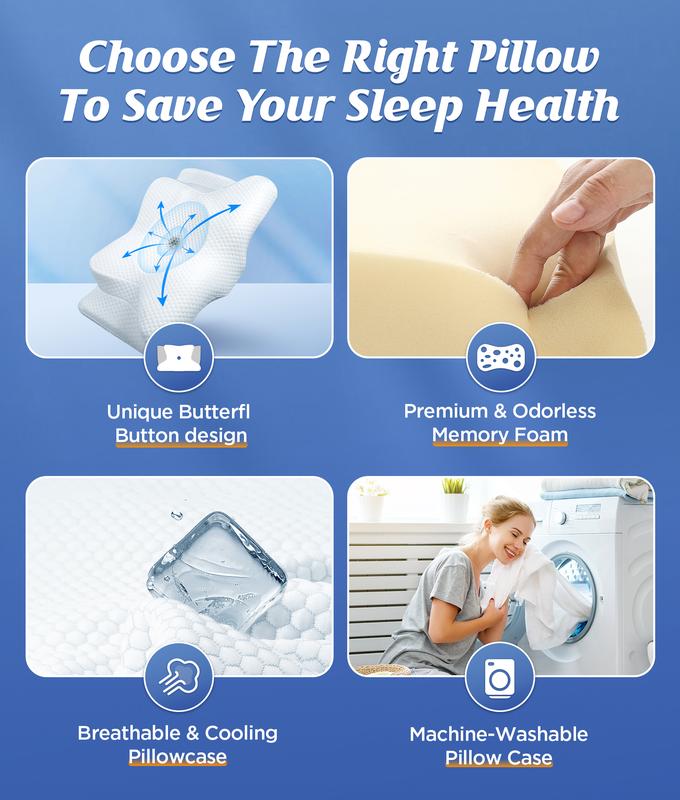 Memory Foam Neck Pillow