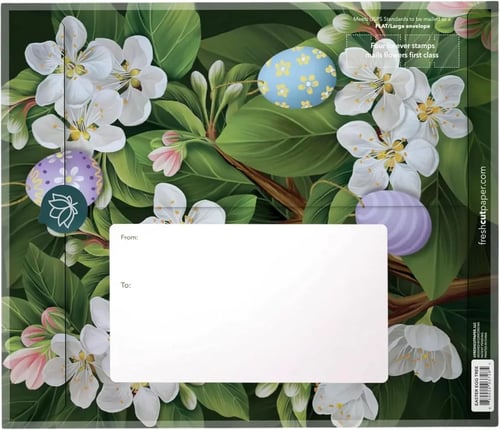 Easter 3D Flower Egg Greeting Card