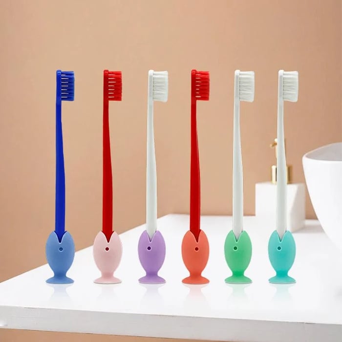 Tooth Brush Cover Cap Stand - Pack Of 4