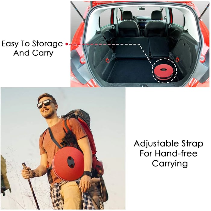 Portable folding stool