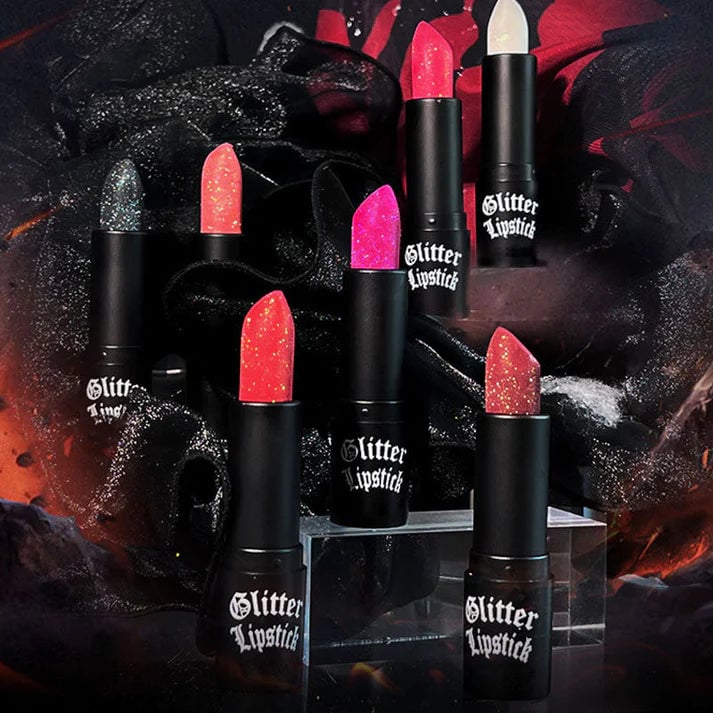 Matte Long Lasting Lipstick With Fine Glitter