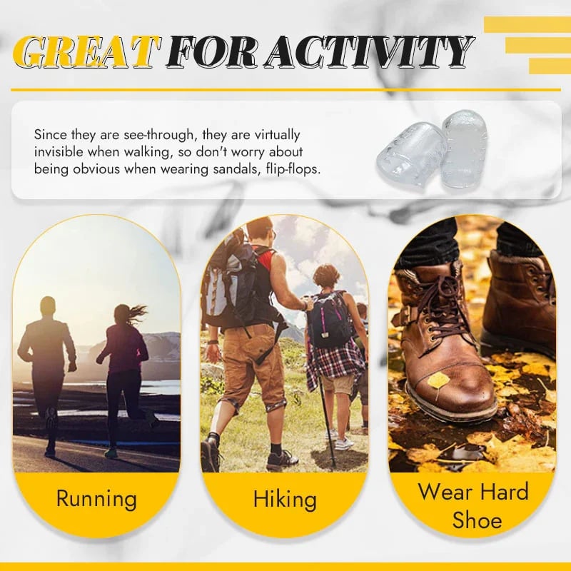 Silicone anti-friction toe protector - Pack Of 2