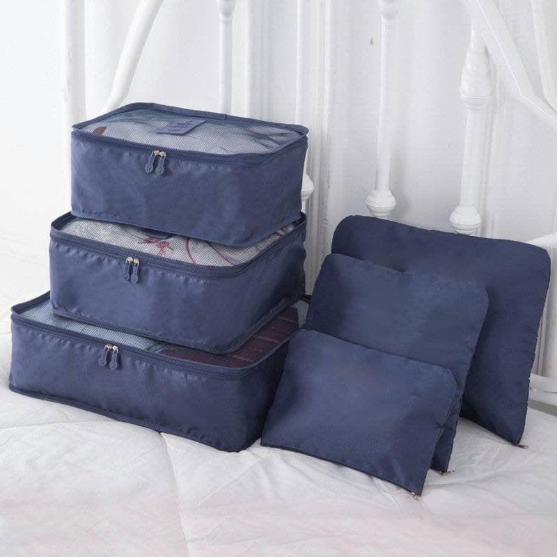 Portable Luggage Packing Cubes - 6 PCS