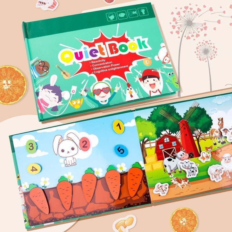 Montessori Busy Book For Kids