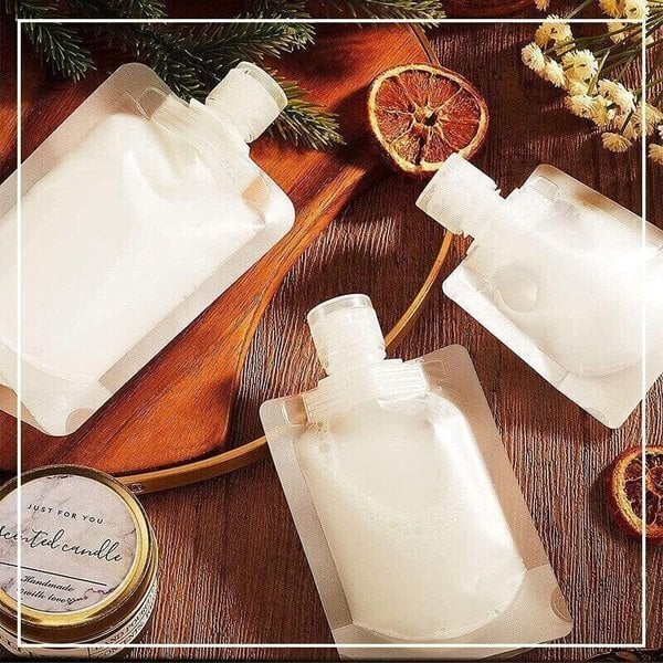 Portable Travel Fluid Makeup Packing Bag - Pack Of 5