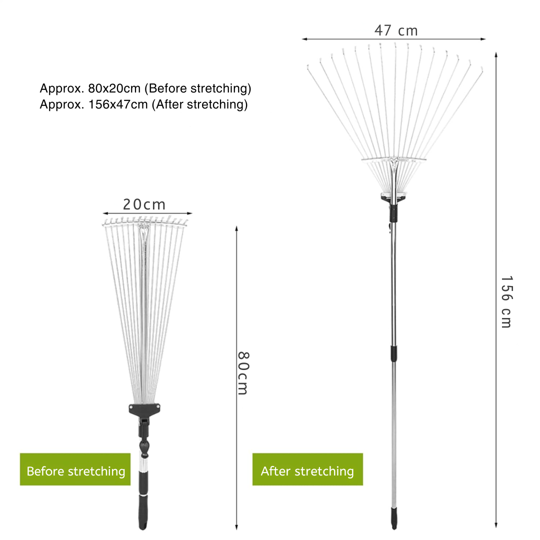 Versatile Telescopic Garden Rake