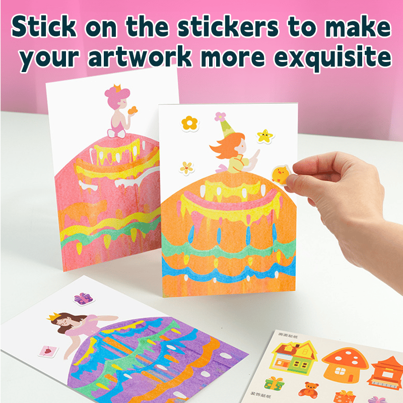 DIY Rainbow Scratch Art