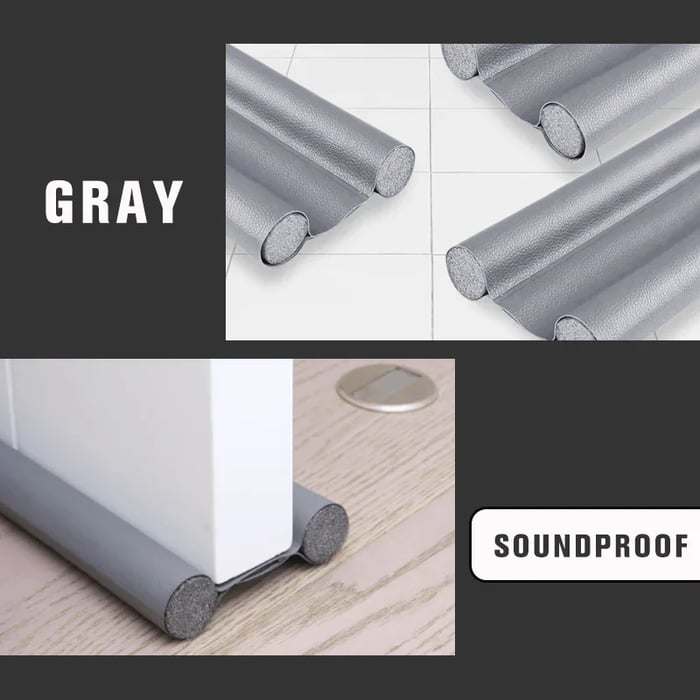Noise & Pest Isolation Waterproof Door Bottom Seal Strip - PACK OF 2