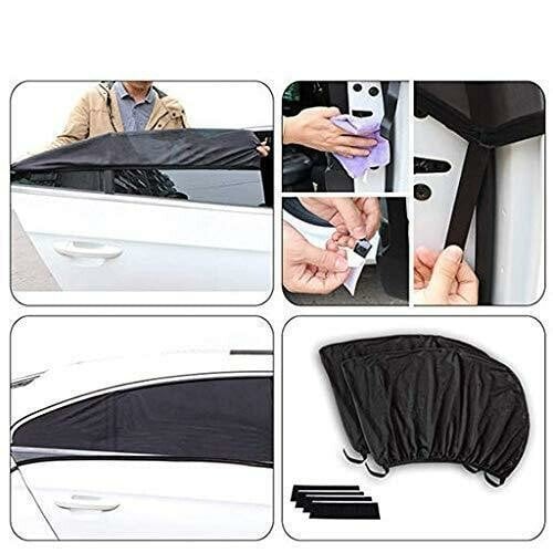 Universal Car Window Screens - Pack Of 4